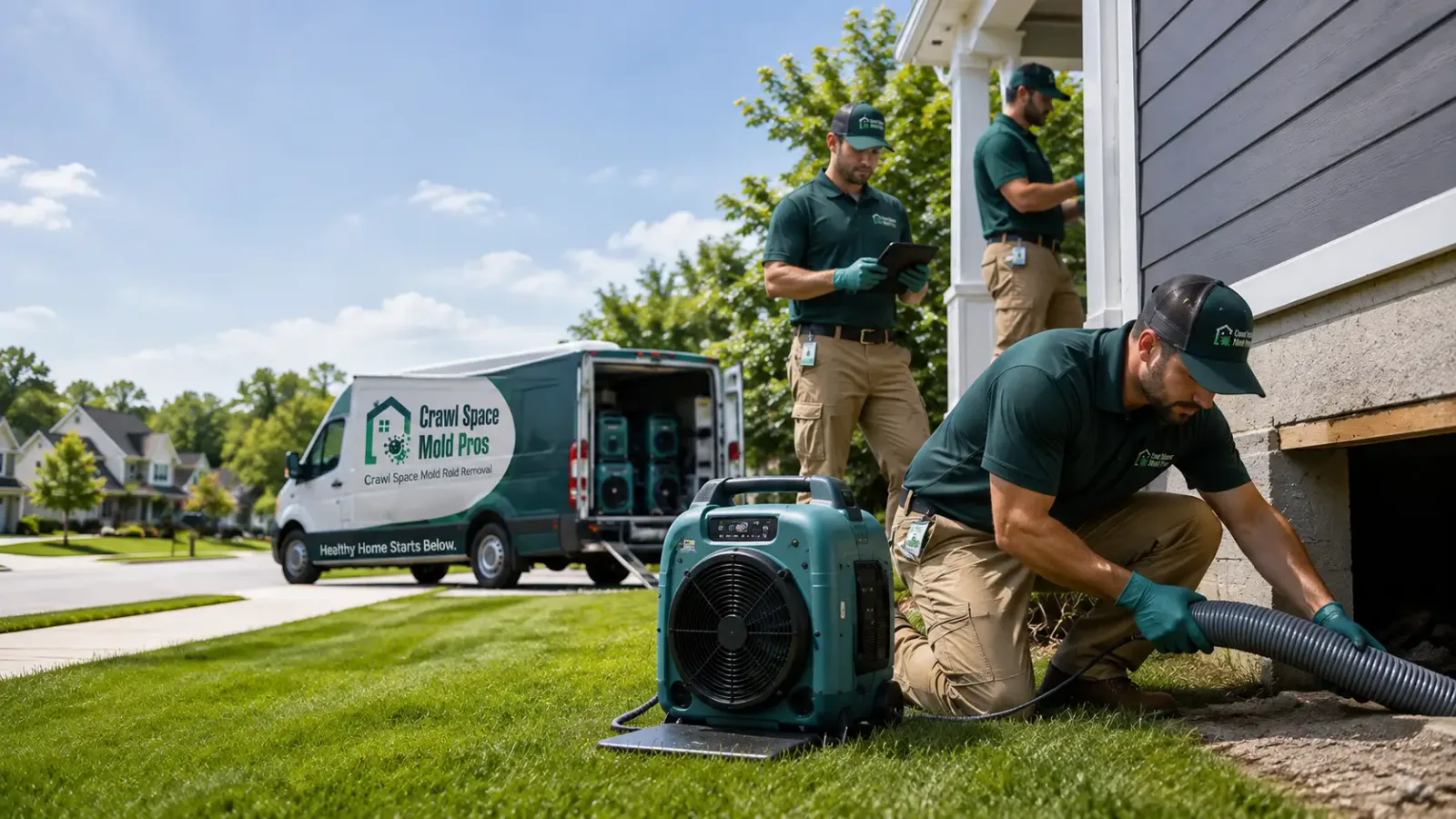 Crawl Space Mold Removal in Gem, KS